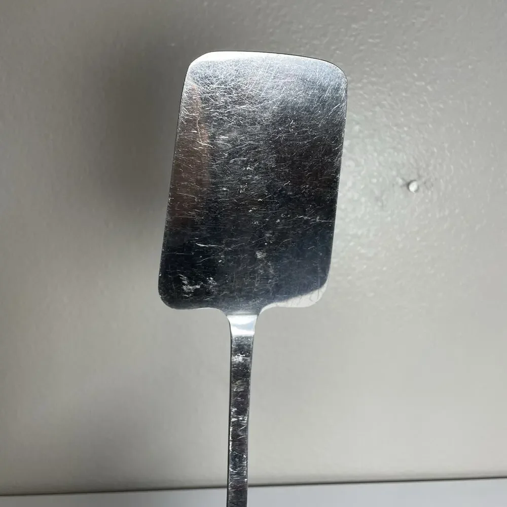 Vintage Robinson Knife Co Stainless Long Flat Spatula Turner Steel Handle 14
